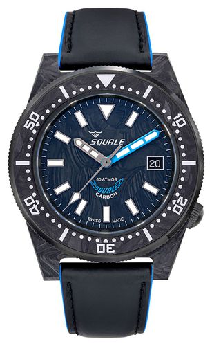 T183AFCBL.RLBL T-183 Forged Carbon Blue (42mm) Forged Watch - Squale - Modalova