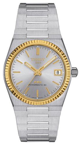 T9312074103101 Women's PRX Powermatic 80 18ct Gold Watch - Tissot - Modalova