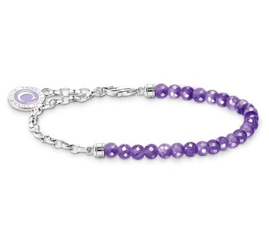 A2130-007-13-L17V Silver Violet Imitation Bead Jewellery - Thomas Sabo - Modalova