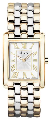 Rectangle Womens | Dial | Two Tone Watch - Accurist - Modalova