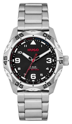 Trek (42mm) Dial / Stainless Steel Watch - HUGO - Modalova