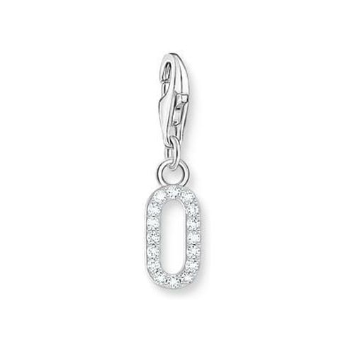 Silver Charm Pendant Number 0 With Jewellery - Thomas Sabo - Modalova