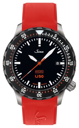 SILICONE U50 HYDRO SDR 5000m (41mm) Watch - Sinn - Modalova