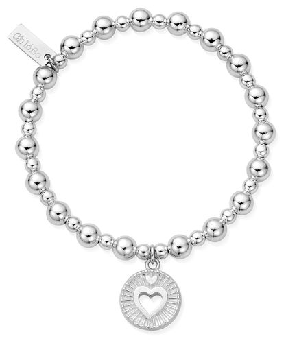 SBMSB3220 Mini Small Ball Guiding Heart Bracelet Jewellery - ChloBo - Modalova