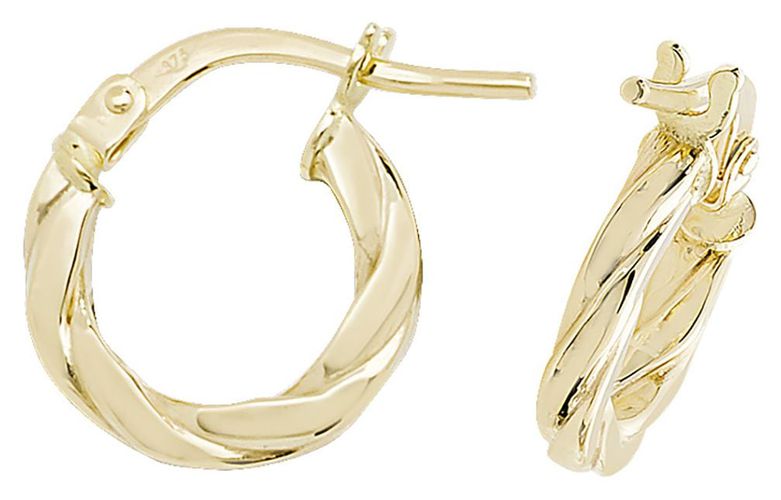 ER1041-08 08mm Hoop Earrings Jewellery - James Moore TH - Modalova