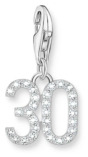 Silver Charm Pendant Number 30 With Jewellery - Thomas Sabo - Modalova