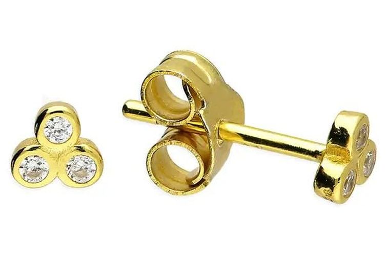 H2108/Y Silver Cubic Zirconia Jewellery - James Moore CME - Modalova