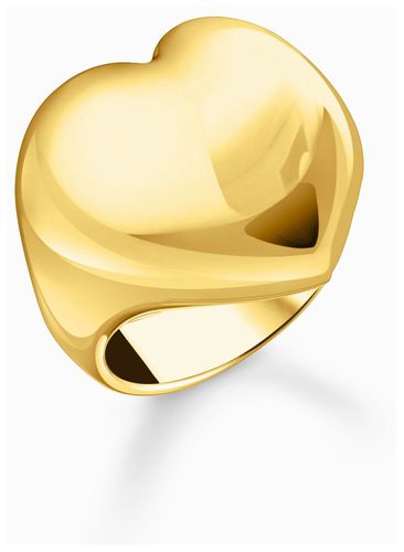 TR2471-413-39-56 Heart Shaped Ring Gold-Plated Jewellery - Thomas Sabo - Modalova