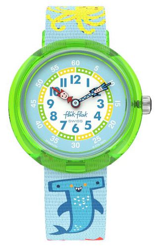 FBNP232 x Faber Castel COLOUR IN NEON Gift Set Watch - Flik Flak - Modalova