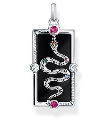 PE958-473-7 Black Cold Enamel Various Stones Jewellery - Thomas Sabo - Modalova