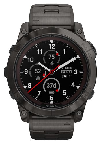 Fenix 7X Pro Sapphire Solar Carbon Grey Watch - Garmin - Modalova