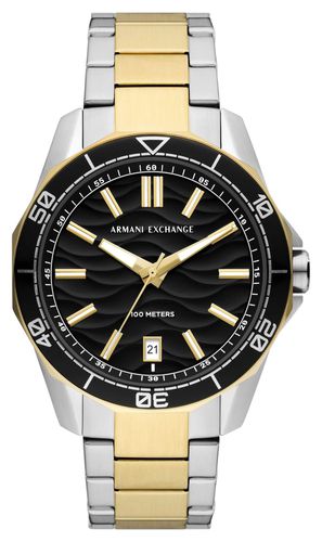 AX1956 Men's (44mm) Dial / Two-Tone Watch - Armani Exchange - Modalova