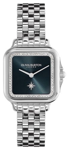 Soft Square Dial / Stainless Watch - Olivia Burton - Modalova