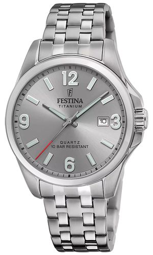 F20696/2 Calendario Titanium (41mm) Dial / Watch - Festina - Modalova