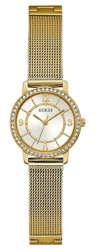 GW0534L2 Women's Dial Tone Steel Mesh Watch - Guess - Modalova