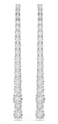 Ladies Matrix Droop Earrings Jewellery - Swarovski - Modalova