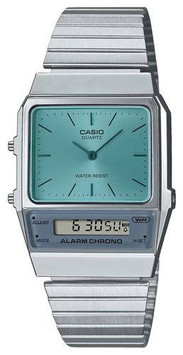 AQ-800EC-2AEF Vintage | Dial | Stainless Steel Watch - Casio - Modalova