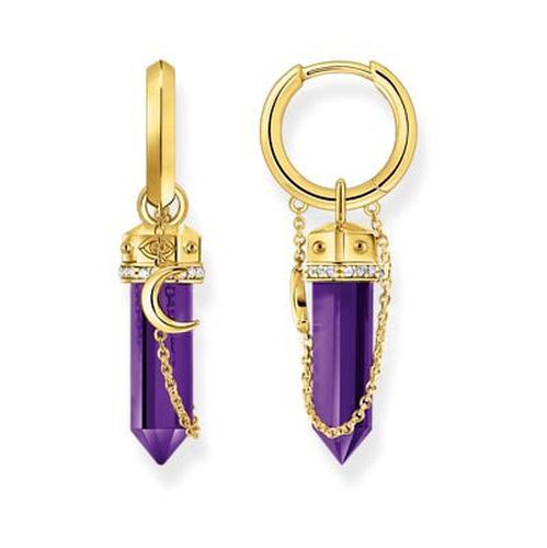 CR722-414-13 Ladies Imitation Amethysts Yellow Jewellery - Thomas Sabo - Modalova