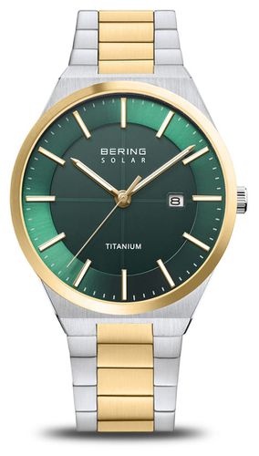 Men's Titanium (39mm) Dial / Two-Tone Watch - Bering - Modalova