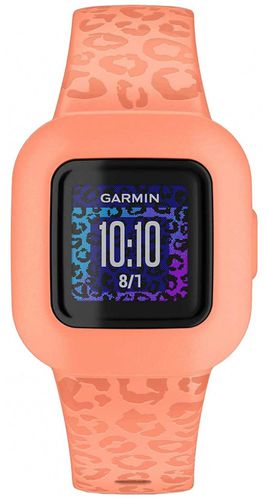 VÃ­vofit Jr. 3 - Peach Leopard girls Watch - Garmin - Modalova