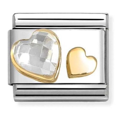 Composable Classic Link Hearts With Jewellery - Nomination - Modalova