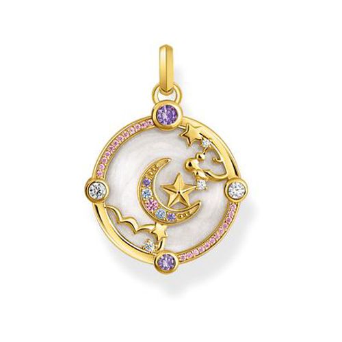 PE954-565-7 Crescent Moon With Various Stone Jewellery - Thomas Sabo - Modalova