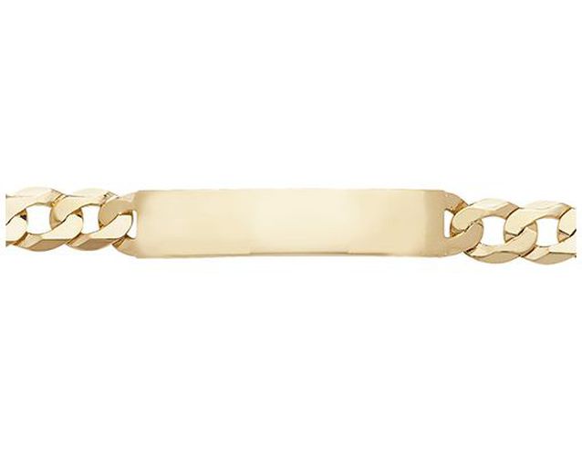 BR266 9CT YEL GOLD MEN'S 8.5 INCHES ID BRCLT Jewellery - James Moore TH - Modalova