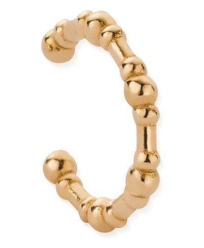 GEC3467 GOLD Bobble Cuff Earring 18ct Jewellery - ChloBo - Modalova