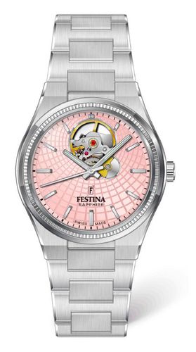 F20054/2 Swiss Made RivÃ© Open Heart Automatic (35mm Watch - Festina - Modalova