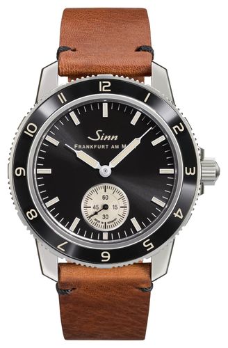 TAN LEATHER 104 Classic 12 Small-Seconds (41mm Watch - Sinn - Modalova