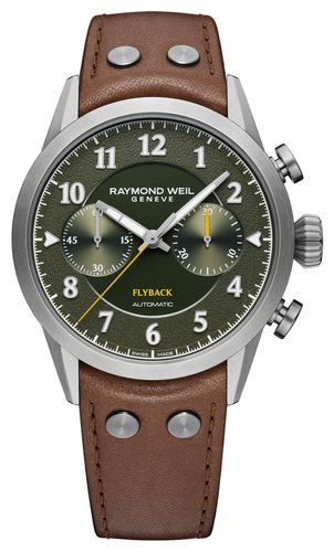 TIC-05520 Freelancer Menâs Pilot Flyback Watch - Raymond Weil - Modalova