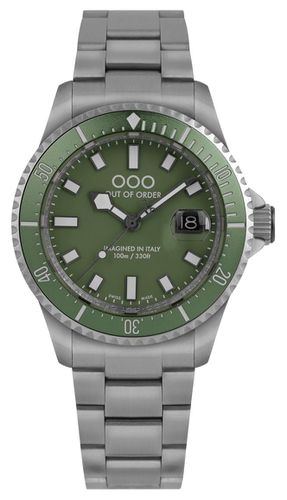 OOO.001-27.VE.SS VERDE OLIVA CASANOVA (44mm) Watch - Out Of Order - Modalova