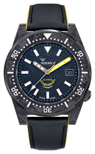 T183AFCY.RLY T-183 Forged Carbon Yellow (42mm) Forged Watch - Squale - Modalova