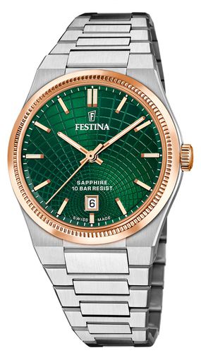 F20065/3 Swiss Made RivÃ© Quartz (40mm) Dial Watch - Festina - Modalova