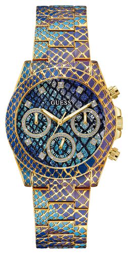 GW0752L1 Women's SERPENTINA (38mm) Snake Print Dial / Watch - Guess - Modalova