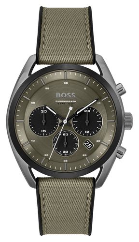 Top (44mm) Dark Dial / Dark Canvas Watch - BOSS - Modalova