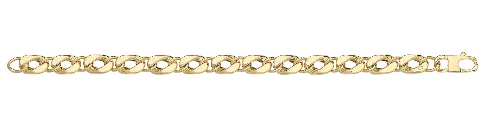 BR678 Hollow Curb Bracelet Jewellery - James Moore TH - Modalova