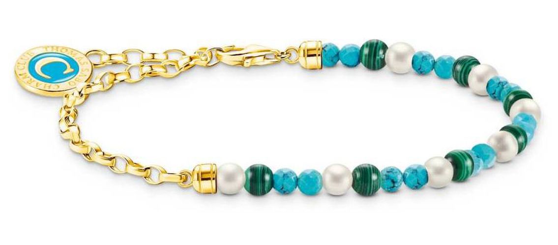 A2130-140-7-L17V Green Blue and White Beaded Jewellery - Thomas Sabo - Modalova