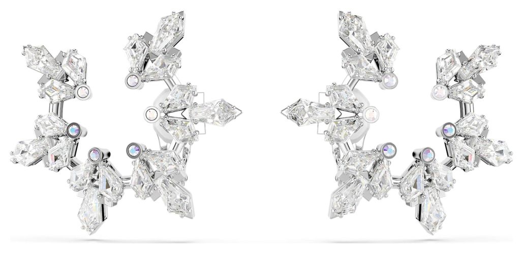 Idyllia Snowflake Mixed Cut White Crystals Jewellery - Swarovski - Modalova