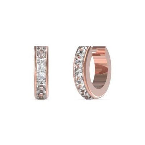 JUBE03134JWRGT/U Ladies Rose Gold Cuff Huggie Earrings Jewellery - Guess - Modalova