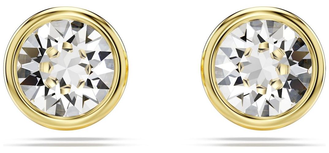 Imber Stud Earrings Round Cut White Jewellery - Swarovski - Modalova