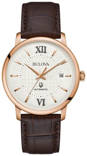 B225 Men's Hudson (39mm) Dial / Leather Watch - Bulova - Modalova