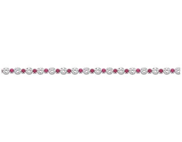 G2689RZ Ladies Red CZ Jewellery - James Moore TH - Modalova