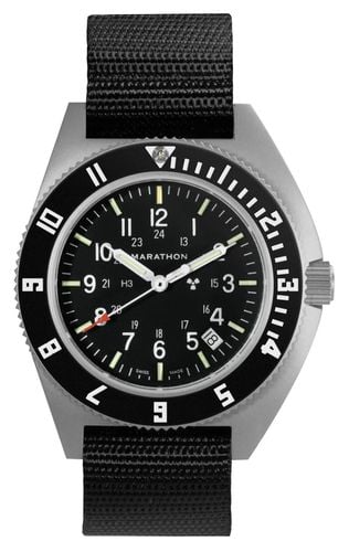 WW194013SS-0101 SSNAV-D Steel Navigator Date Quartz Watch - Marathon - Modalova