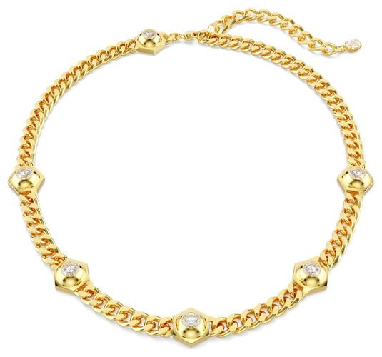 Numina Necklace White Crystals Gold-Tone Jewellery - Swarovski - Modalova