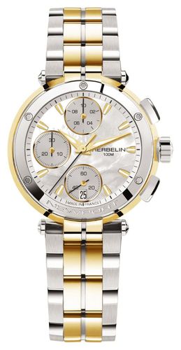 BT19 Women's Newport Chronograph (35mm) Mother Watch - Herbelin - Modalova