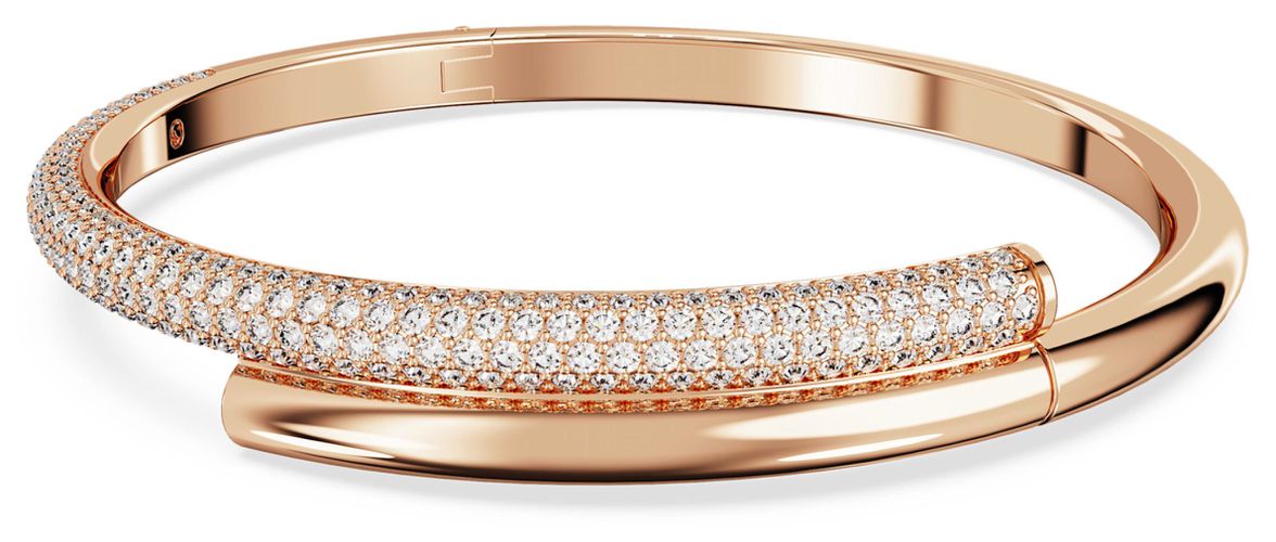 Dextera Bangle White Crystals Rose Gold- Jewellery - Swarovski - Modalova