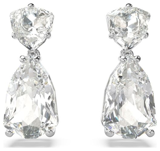 Mesmera Drop Earrings Rhodium Plated Jewellery - Swarovski - Modalova