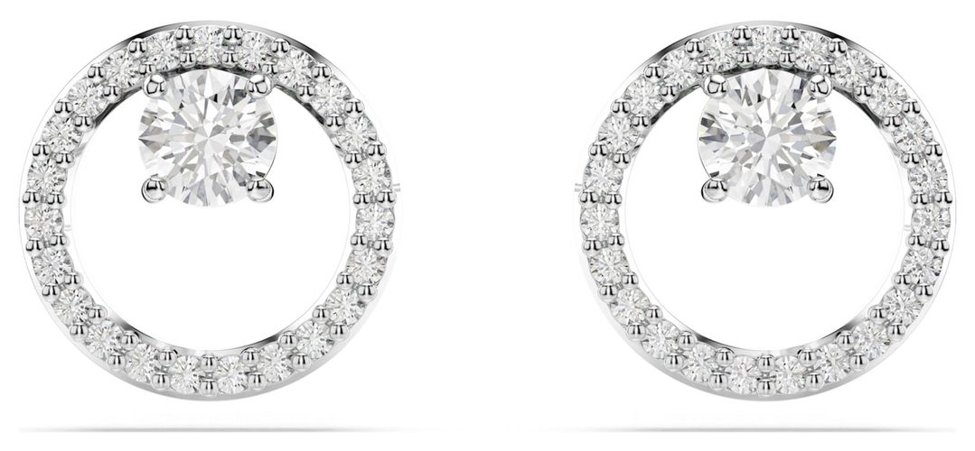 Constella Stud Earrings White Crystals Jewellery - Swarovski - Modalova