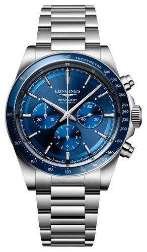 L38354926 Conquest Automatic Chronograph (42mm) Watch - LONGINES - Modalova